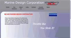 Desktop Screenshot of marinedesigncorp.com